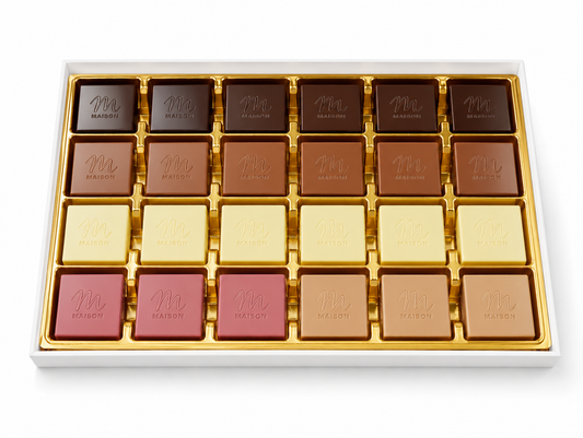 Maison Chocolate Premium Beyaz Madlen Çikolata Kutusu 600 Gr