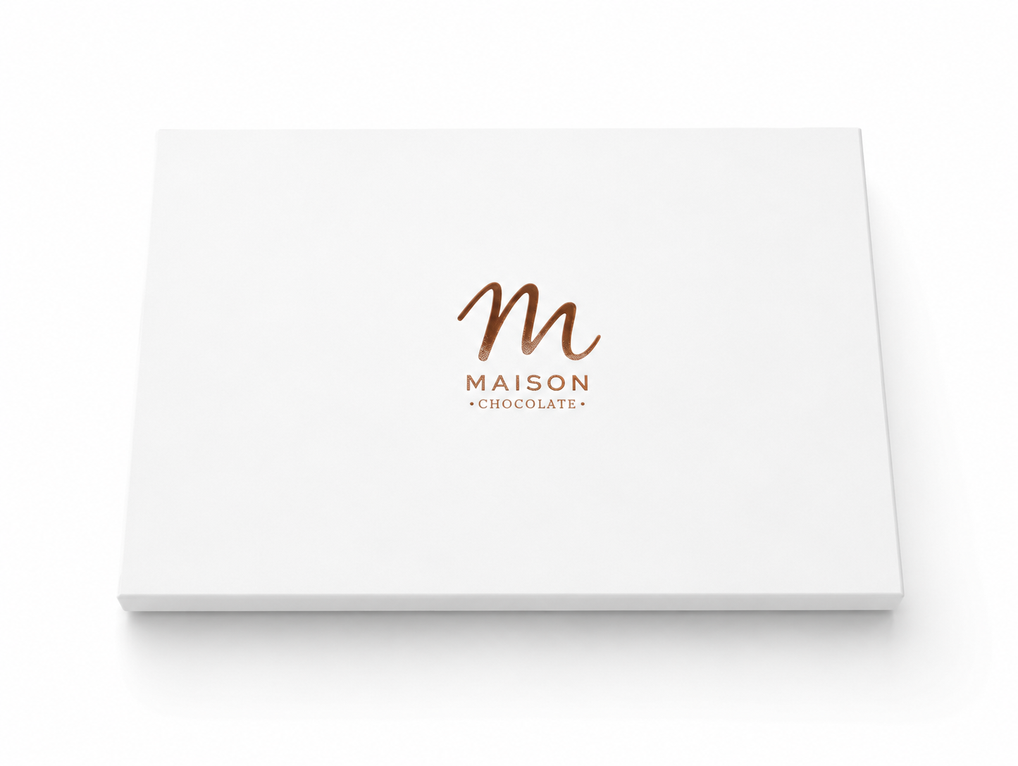 Maison Chocolate Premium Beyaz Madlen Çikolata Kutusu 600 Gr