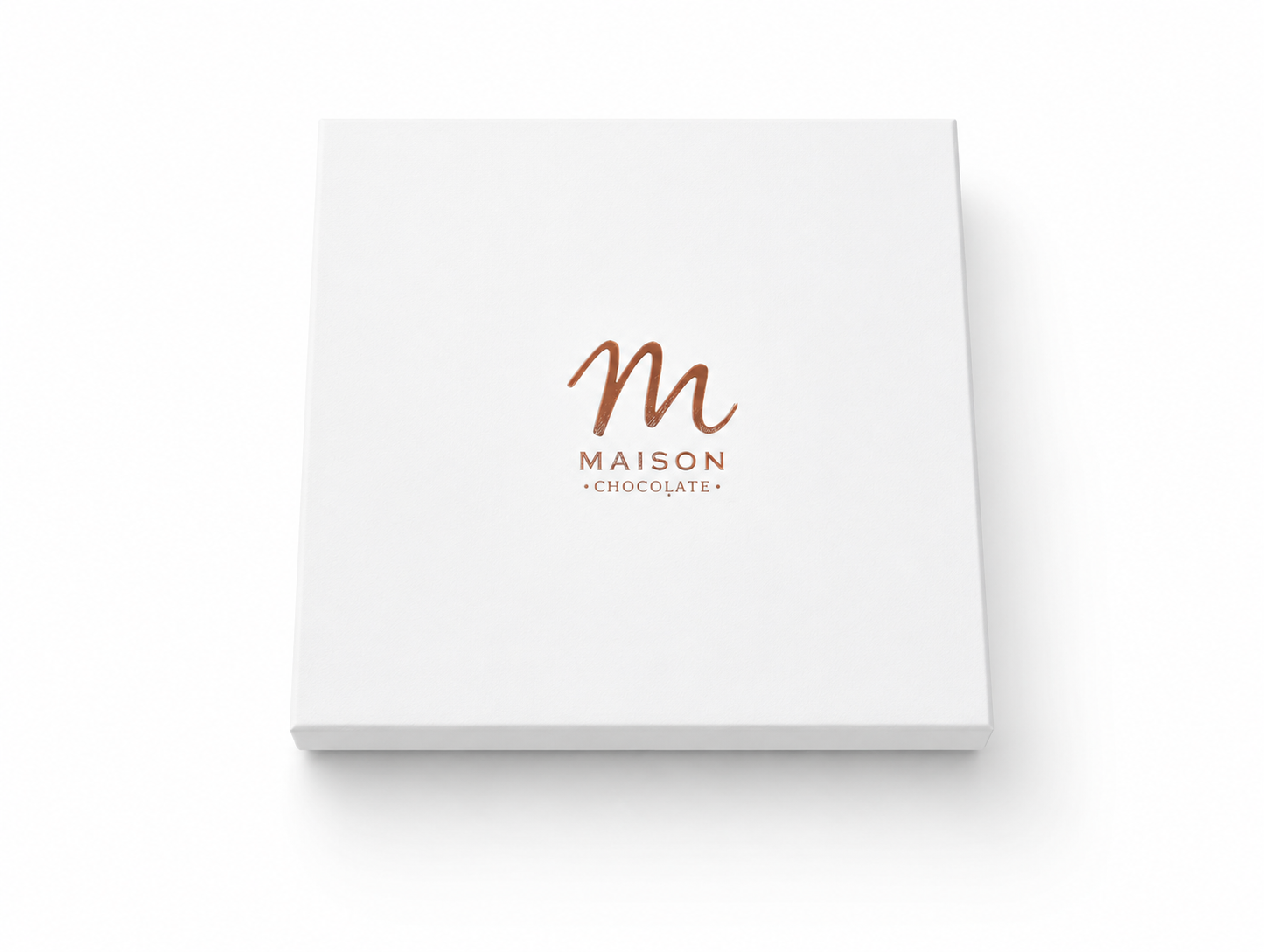 Maison Chocolate Premium Beyaz Madlen Çikolata Kutusu 400 Gr