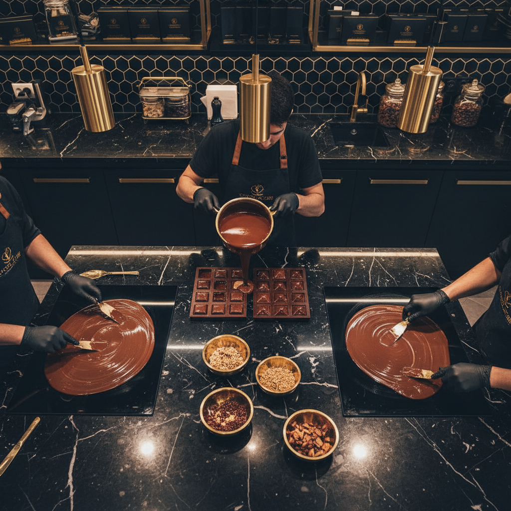 Mutfakta Çikolata Yapımı